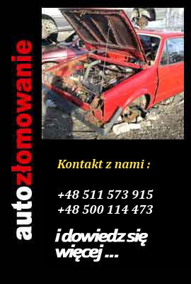 Zaświadczenie o złomowaniu auta  - autoskup